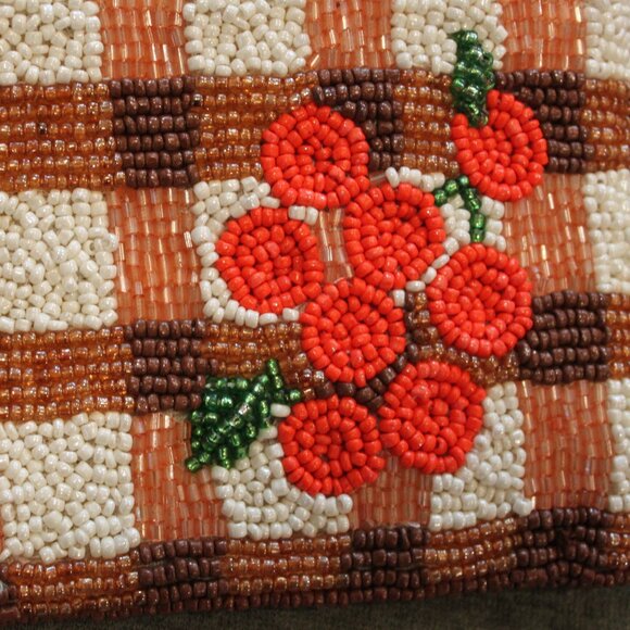 NWT Anthropologie Beaded Coin Purse : Picnic Edition - Picture 4 of 11